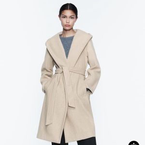 Zara Soft Hooded Coat
